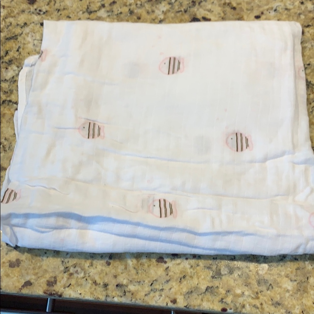 Swaddle Designs Fish Swaddling Blanket